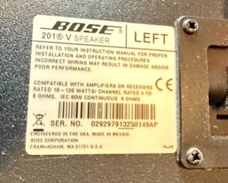 Bose 201 V Stereo Speakers