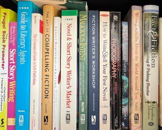 Collection of Writing and Fiction Reference Books
