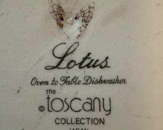 Lotus Collection Serving Bowl by Tuscany Japan
