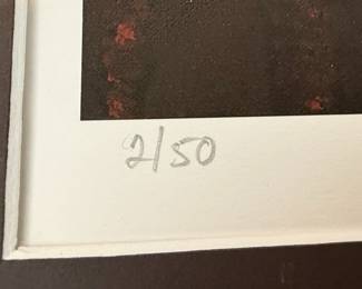 Signed "Sunflowers 3" Limited Edition Print
