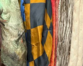 Assorted Scarves and Textiles
