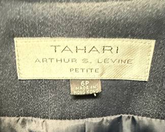 Tahari Arthur S. Levine Petite Denim Suit