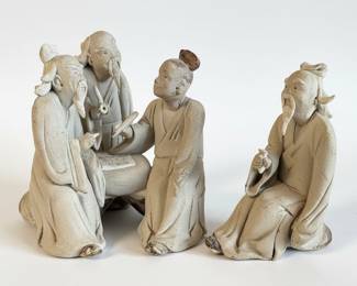 Chinese Mud Men Figurines Style