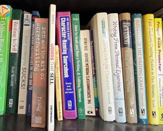 Collection of Writing and Fiction Reference Books