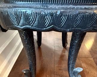 Carved Anglo-Indian Side Table