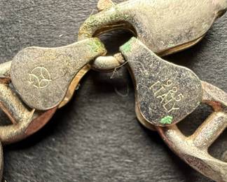 Sterling Silver Mariner Link Bracelet Made in Italy