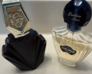 Guerlain Shalimar Eau de Parfum and Other Perfume Bottles