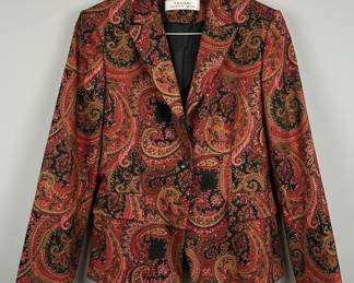 Tahari Arthur S. Levine Paisley Blazer
