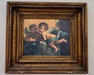 Cherub Painting After Raphael