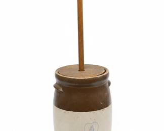 4 Gallon Stoneware Butter Churn