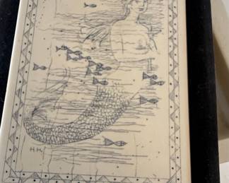 Whaleship Beatrice & Polar Bear Scrimshaw Style Decorative Boxes