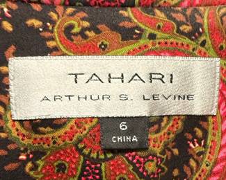 Tahari Arthur S. Levine Paisley Blazer
