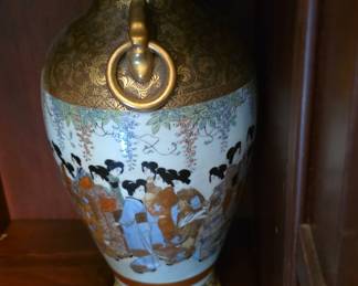 Satsuma Style Porcelain Vase with Gilt Decoration