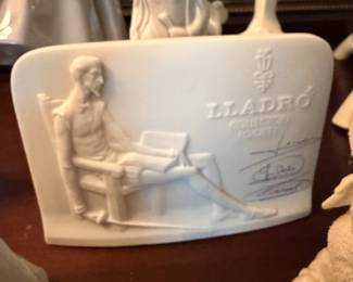 Lladro ceramic plaque.