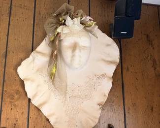 Wall sculpture.