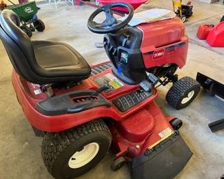 Toro LX500 twin cylinder rider mower, 50". 46" snow blade