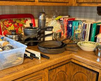 KITCHENWARE & COOKBOOKS