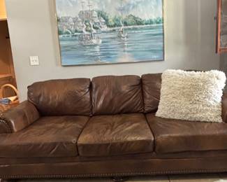 Leather couch