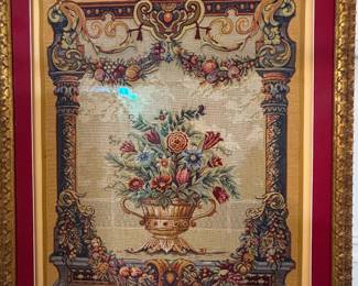 Framed tapestry