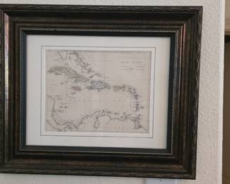 Maps of the west Indies