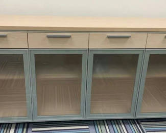 Lot 612: Premium Teknion (Roy & Breton) 72" Executive Credenza / Sideboard - LIKE NEW condition