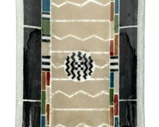 Peggy Karr Southwestern Fused Glass Tray