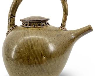 MCM Unique Glazed Ceramic Teapot