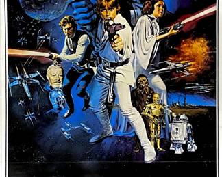 Original 1977 StarWars Movie Poster