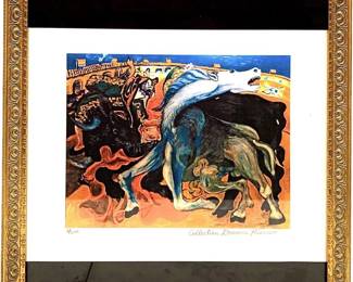 Stunning Limited Picasso “Bull Fight" Giclee