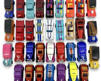 34pc 1970’s Hot Wheels Die-Cast Car Collection