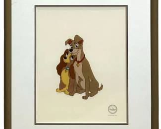 Vintage Walt Disney Lady & the Tramp Sericel