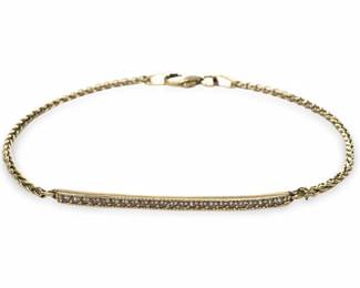 Gorgeous 18KT Yellow Gold Diamond Bracelet