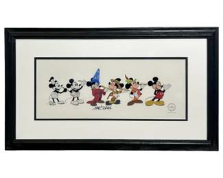 Lmtd. Ed. “Mickey Through the Years" Sericel