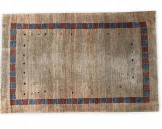 Handmade Gabbeh Wool on Wool Accent Rug