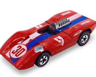 1969 Ferrari 312P Redline Mattel Hot Wheels Car