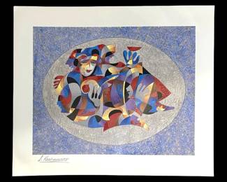Anatole Krasnyansky “Missing" Serigraph