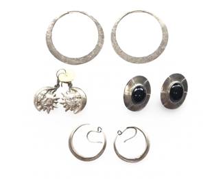 4 Pc Assorted Native American Sterling Silver