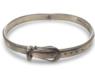 Vintage Mexico Sterling Silver Belt Bracelet