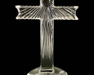2000 A.D Christianity Waterford Crystal Cross
