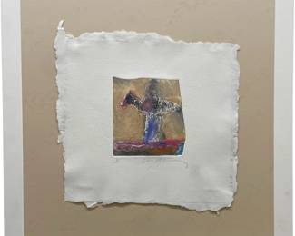 Veloy Vigil Mixed Media Etching on Paper