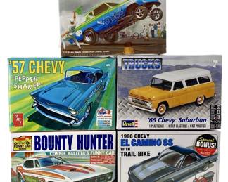 5pc MPC/AMT/Revell Model Car Collection