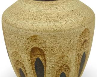 Signed Sgrafo Ceramic German Vase