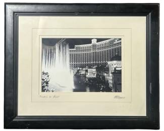 Signed Martin Roberts “Bellagrio at Night" Photo