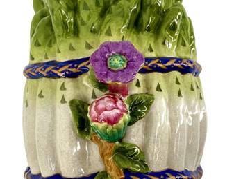 Wirtward Majolica Ceramic Asparagus Tureen