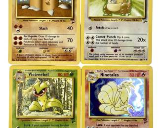 4pc BAse Set 2 Pokemon Card Collection