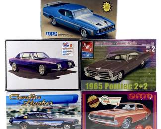 5pc AMT & MPC Model Car Collection