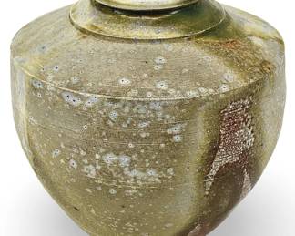 Signed Eyvoch Stoneware Ceramic Vase