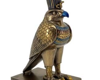 Egyptian God Horus Falcon Sculpture
