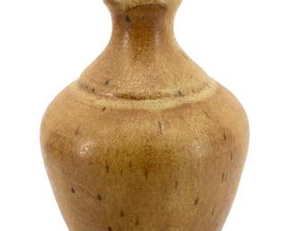 Signed 1977 Willow P. Glazed Ceramic Pitcher
