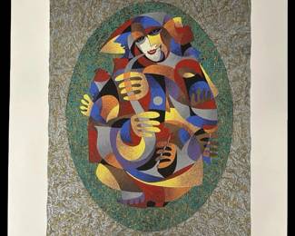 Anatole Krasnyansky “Lady’s Portrait" Serigraph